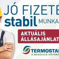 Víz-, gáz-, fűtésszerelő munkatársat keres a TERMOSTAR Kft.