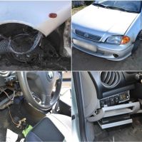 Autót lopott, balesetezett, majd szundikálni tért a kocsiban