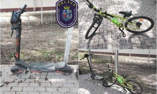 Biciklit és rollert loptak el egy iskolából
