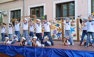 Kerti parti a Béke Általános Iskolában