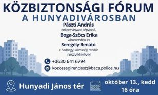 A Hunyadi tér környékének közbiztonságáról rendeznek fórumot