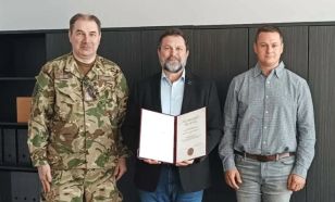 Elismerést kapott a Neumann János Egyetem a honvédelmi képzésekért