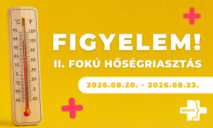 Pénteken tetőzik a hőség