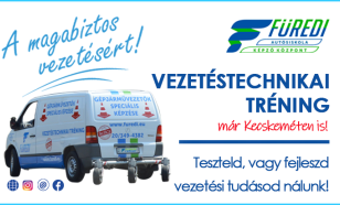Vezetéstechnikai tréning indul Kecskeméten – A biztonságosabb vezetésre készít fel a Füredi Autósiskola