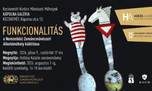 A Nemzetközi Zománcművészeti Alkotóműhely gyűjteményének anyagából „FUNKCIONALITÁS” címmel rendeznek kiállítást