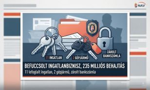 Befuccsolt ingatlanbiznisz, 235 milliós behajtás