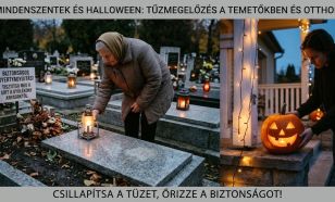 Mindenszentek és Halloween: így előzhetők meg a tüzek a temetőkben és otthon