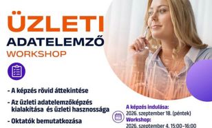 Üzleti adatelemző képzés indul a Neumann János Egyetemen – Ingyenes workshopon mutatják be a részleteket