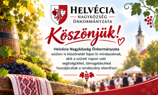Balogh Károly köszönetet mondott a Helvéciai Szüreti Napok résztvevőinek