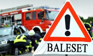 Súlyos baleset és tűz Kecskeméten