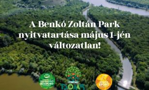 Változatlan nyitvatartással és ingyenes parkolással várja látogatóit a Benkó Zoltán Park május 1-jén