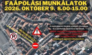 Átfogó faápolási munkák miatt lezárják a Csokonai utcát pénteken