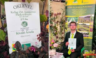 Kiváló Áruda díjat kapott a Juniperus Parkerdészet