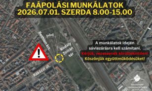 Faápolási munkák miatt sávlezárás lesz a Bethlen körúton