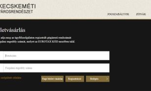 Tájékoztató a 2025. évi kecskeméti lakossági és nyugdíjas parkolási bérletek regisztrációjáról és megvásárlásáról