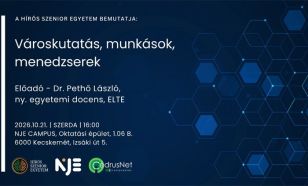 Városkutatásról, munkásokról és menedzserekről szól a Hírös Szenior Egyetem következő előadása