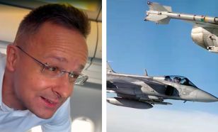Kecskeméti Gripenek kísérték Szijjártó Pétert a litvániai Siauliaiban (VIDEÓ)