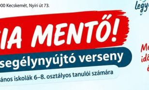 Szia Mentő! – Elsősegélynyújtó versenyt rendeznek általános iskolásoknak Kecskeméten
