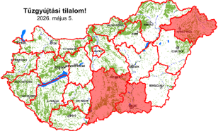 Tűzgyújtási tilalom Bács-Kiskun vármegyében