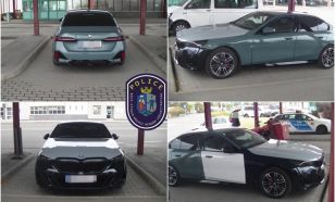 Körözött BMW-t fogtak Tompánál