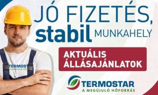 Víz-, gáz-, fűtésszerelő munkatársat keres a TERMOSTAR Kft.