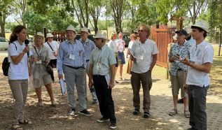 Az Entente Florale Europe nemzetközi zsűrije a Kecskeméti Arborétumba is ellátogatott