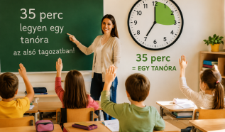 Oktatás: 35 perces tanórákat javasol a szaktárca az alsó tagozatos diákok oktatásában