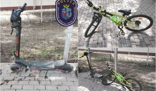 Biciklit és rollert loptak el egy iskolából