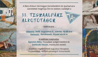 A 33. Tiszaalpári Alkotótábor kiállítása az iparkamarában