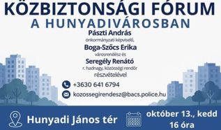 A Hunyadi tér környékének közbiztonságáról rendeznek fórumot