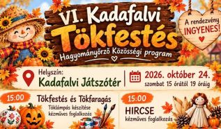 Tökfestéssel és jelmezes bulival várják a családokat Kadafalván