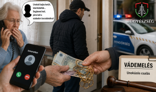 Pénzfutárként vett részt az „unokázós” csalásokban