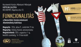 A Nemzetközi Zománcművészeti Alkotóműhely gyűjteményének anyagából „FUNKCIONALITÁS” címmel rendeznek kiállítást
