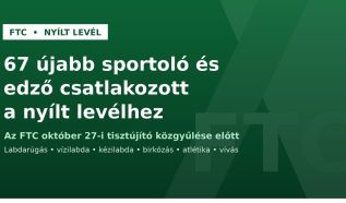 Újabb legendák álltak ki az FTC önállóságáért