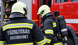 Tűz volt egy kecskeméti hulladékfeldolgozó üzem területén