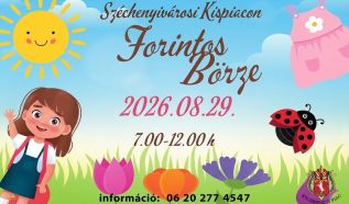 Újra Forintos Börze lesz a Széchenyivárosi Kispiacon