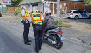 Országos ellenőrzés: Sok motoros közlekedik szabálytalanul és veszélyesen