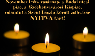 Ünnepi nyitvatartás a kecskeméti piacokon