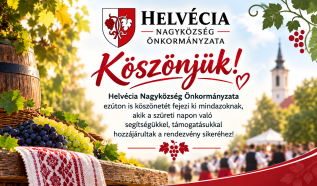Balogh Károly köszönetet mondott a Helvéciai Szüreti Napok résztvevőinek