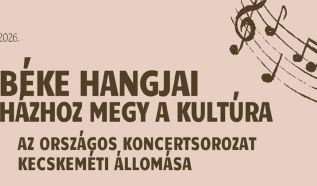 Béke Hangjai – házhoz megy a kultúra: Az országos koncertsorozat kecskeméti állomása