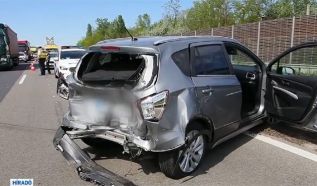 Baleset miatt állt a forgalom az M5-ös sztrádán