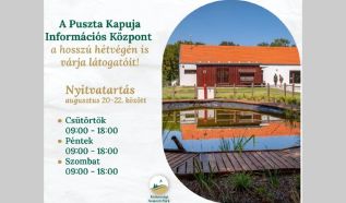 A hosszú hétvégén is várja a látogatókat a Puszta Kapuja Információs Központ