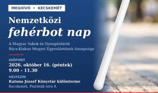 Fehérbot napi ünnepséget rendeznek Kecskeméten