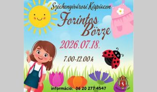 Szombaton ismét Forintos Börze várja a vásárlókat a Széchenyivárosi Kispiacon