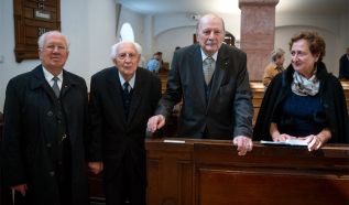 90. születésnapján köszöntötték Varga Lászlót a református templomban