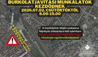Burkolatjavítás miatt két hétig lesznek sávlezárások a Bethlen körúton