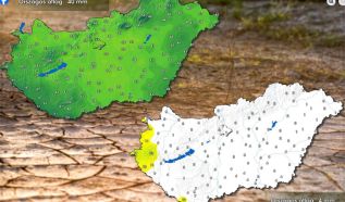 Áprilisban a megszokott mennyiségnek csak az egytizede esett