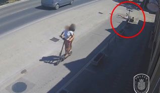Beton virágládának csapódott egy 12 éves rolleres lány Bács-Kiskunban