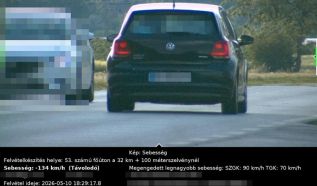 Egy hét alatt 65 rendőri intézkedést igénylő baleset történt Bács-Kiskunban