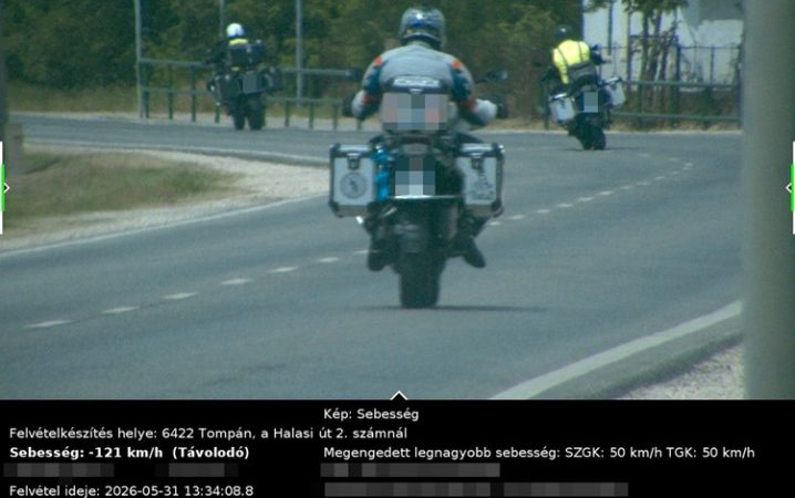 312.000 forint bírságra számíthat két motoros